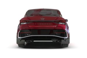 Hyundai Elantra Mud Flap Kit - Rally Armor - UR Series - Black - `24-`25